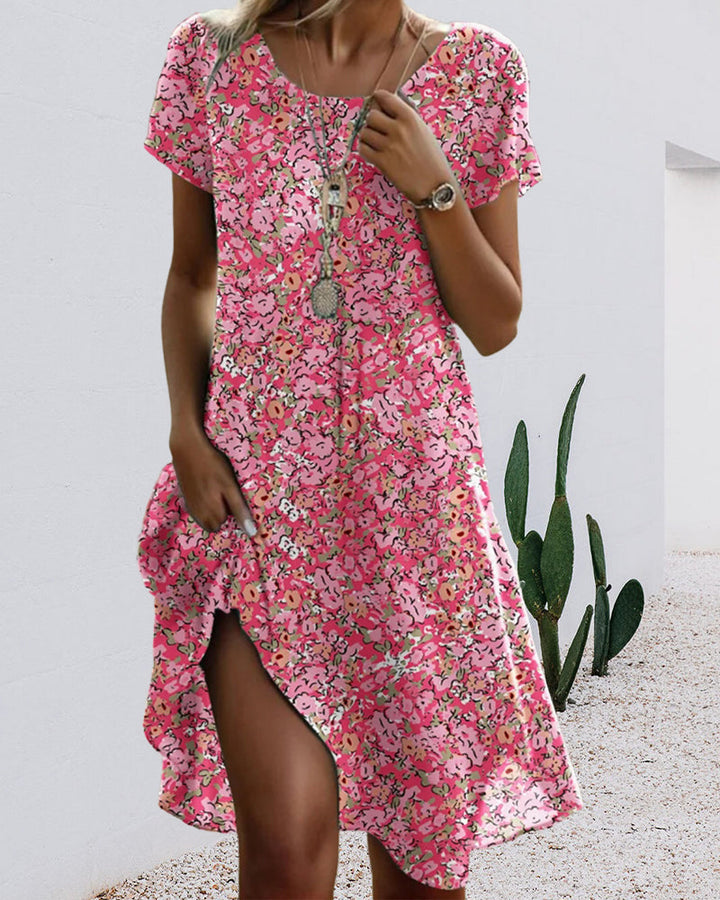Elara | Floral Print Dress