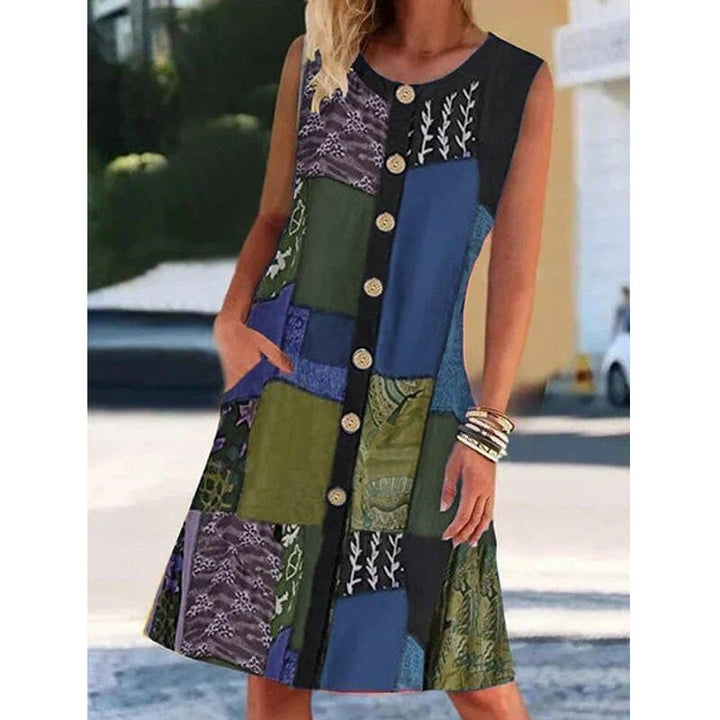 Elowen | Sleeveless Bohemian Dress