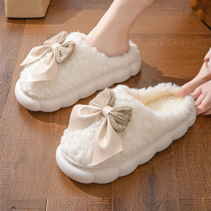 Monica Secrets | Comfy Fluffy Indoor Plush Non-Slip Slippers