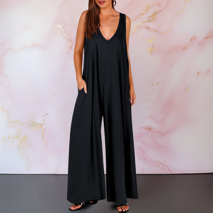 Aria | V-Neck Jumpsuit
