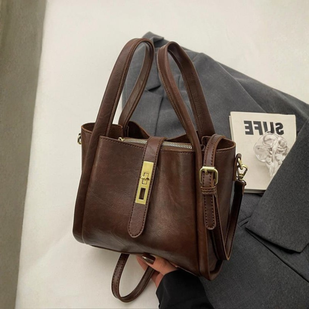 Monica Secrets | Elegant Simple Retro Handbag Crossbody Shoulder Bag