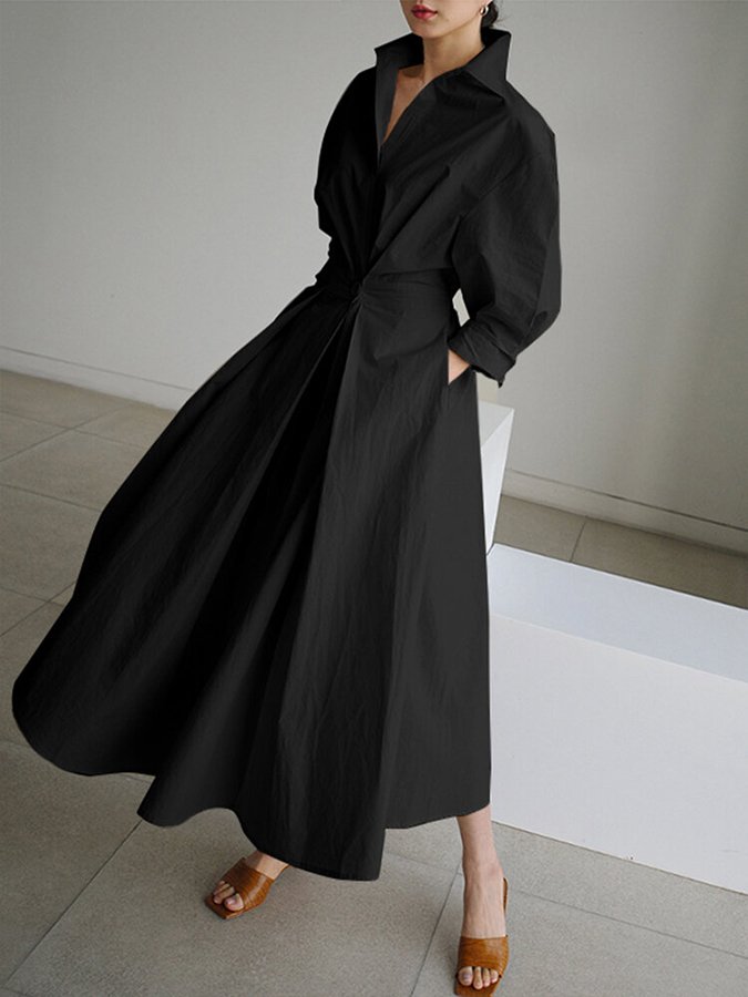 Adeline | Midi Dress with Buttons