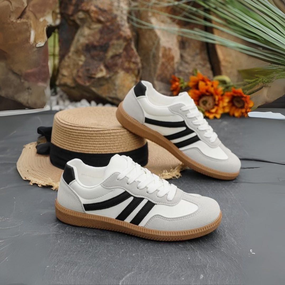 Monica Secrets | Comfy Lace-Up Non-Slip Sneakers