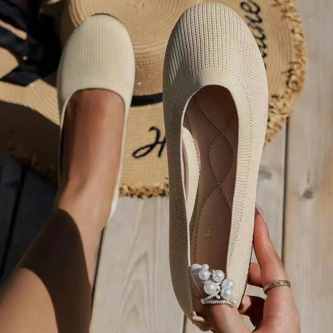 Seraphina | Knit Ballerina Flats