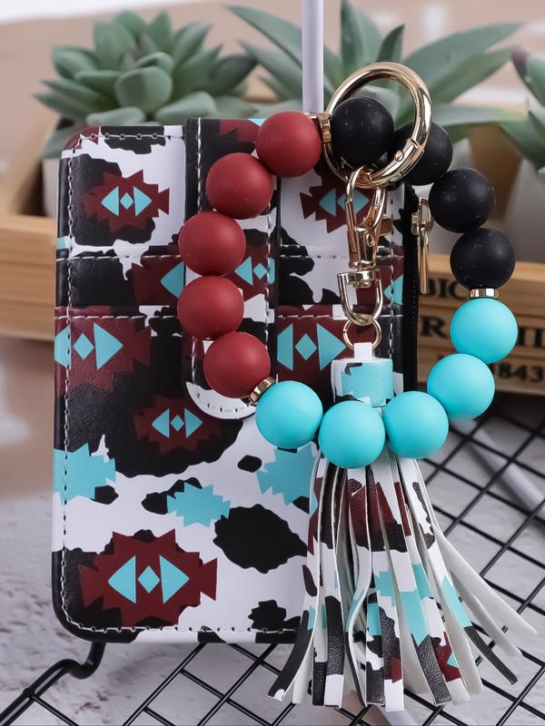 Monica Secrets | Trendy Keychain with Beads and Tassel