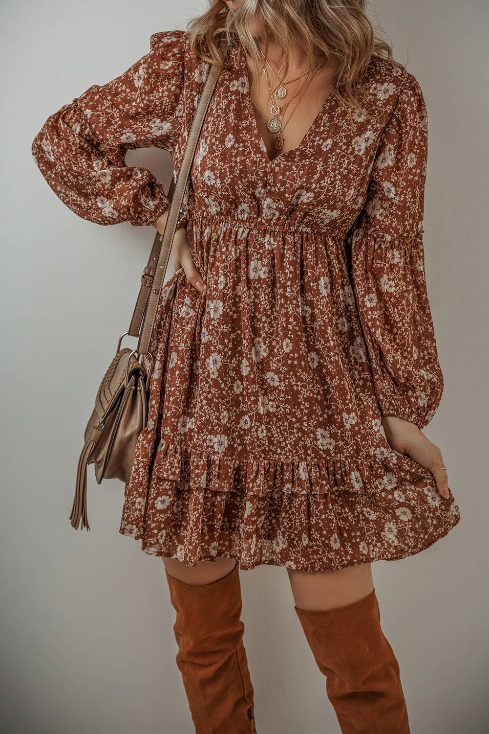 Elowen | Boho Mini Dress