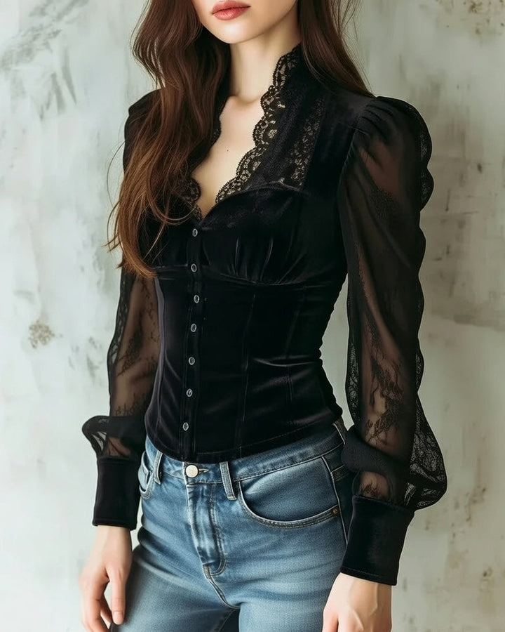 Monica Secrets | Midnight Blouse