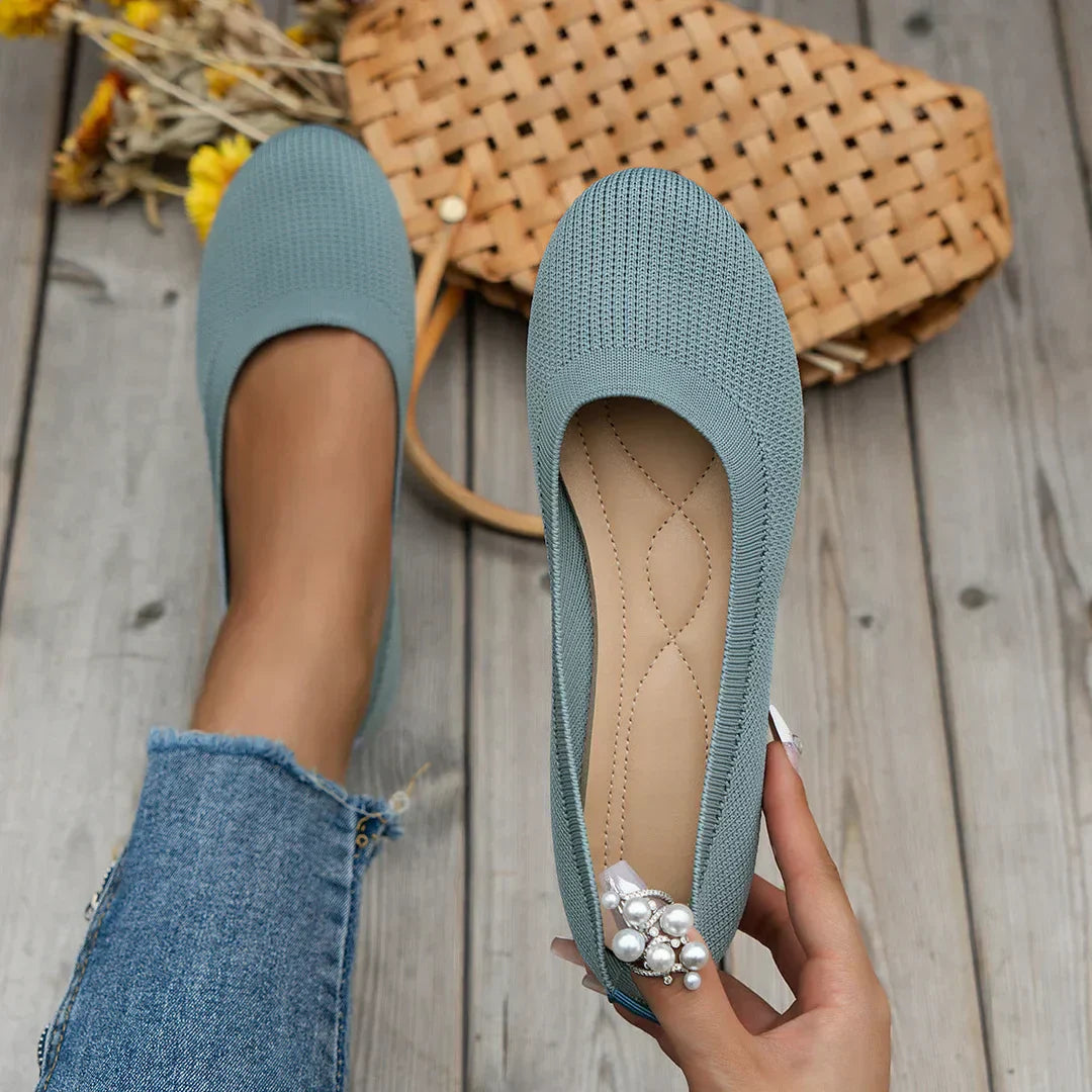 Seraphina | Knit Ballerina Flats