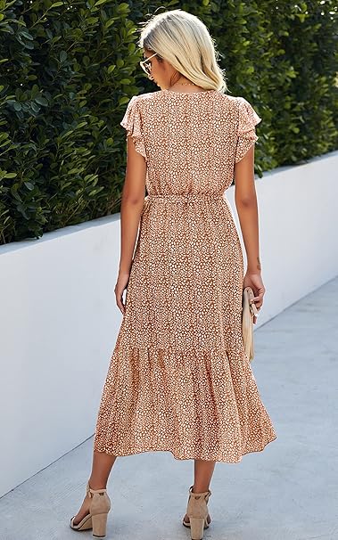 Cassandra | Tie Detail Maxi Dress