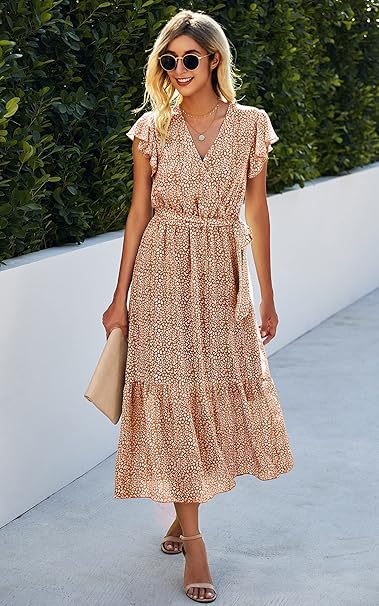 Cassandra | Tie Detail Maxi Dress