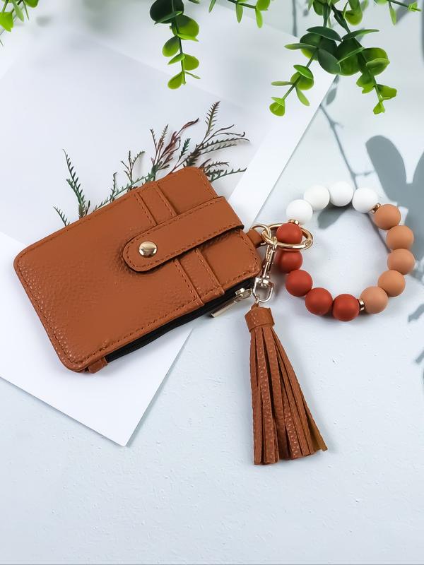 Monica Secrets | Trendy Keychain with Beads and Tassel