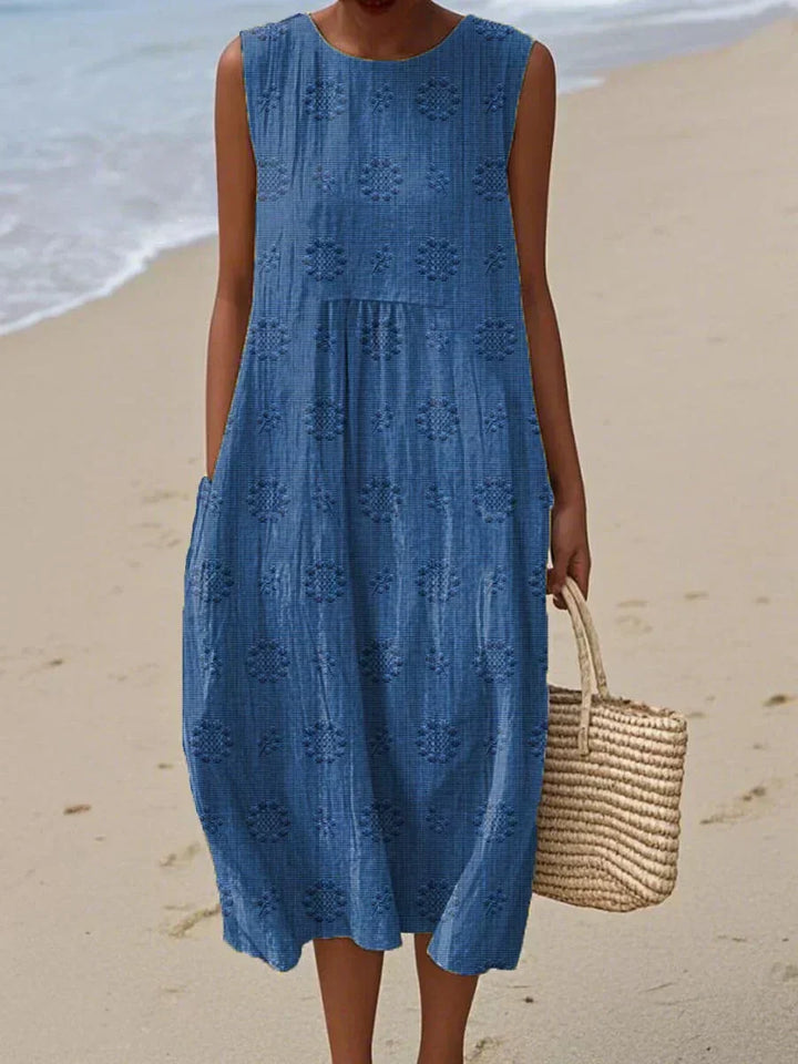 Elara | Sleeveless Cotton Dress