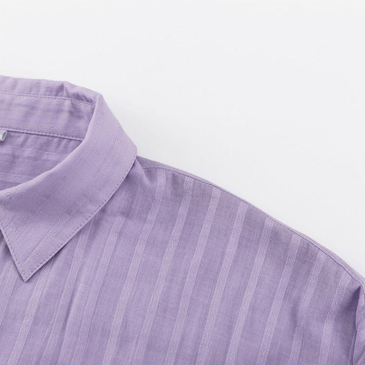 Monica Secrets | Breezy Button-Up And Shorts Set