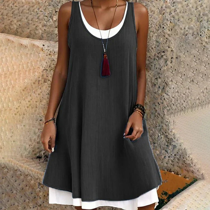 Elara | Sleeveless Midi Dress