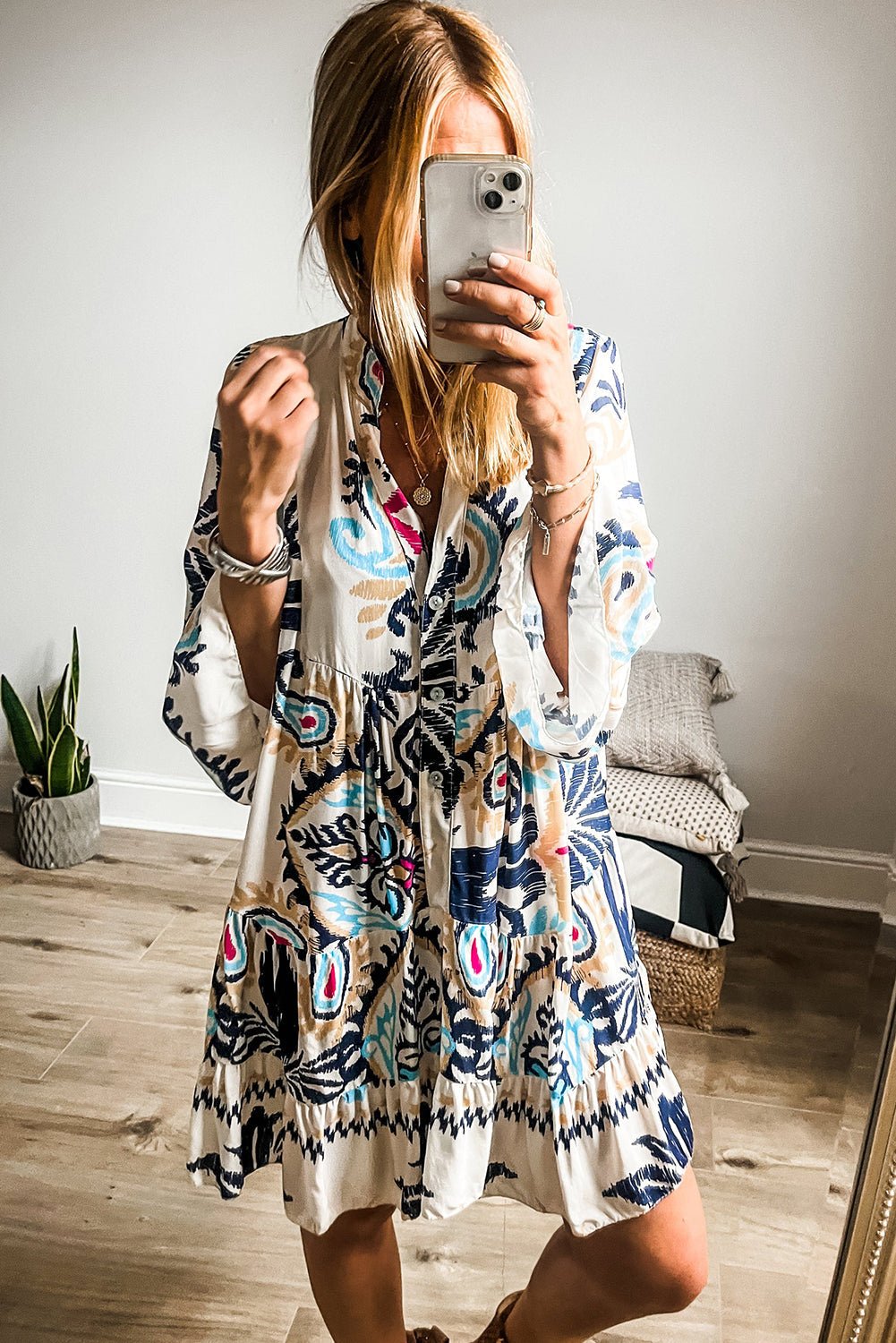 Elena | Tribal Mini Dress