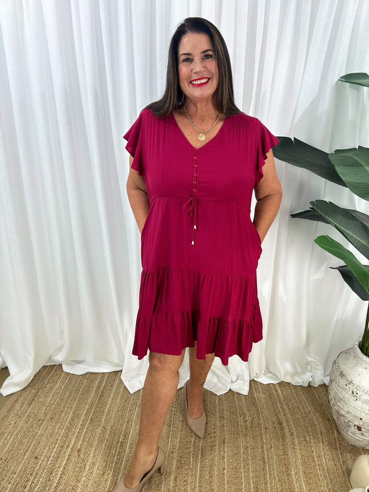 Adele | V-Neck Dress