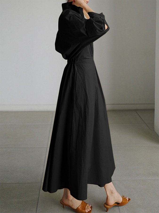 Adeline | Midi Dress with Buttons