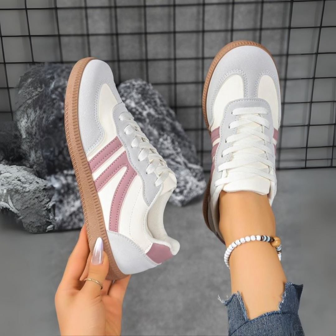 Monica Secrets | Comfy Lace-Up Non-Slip Sneakers