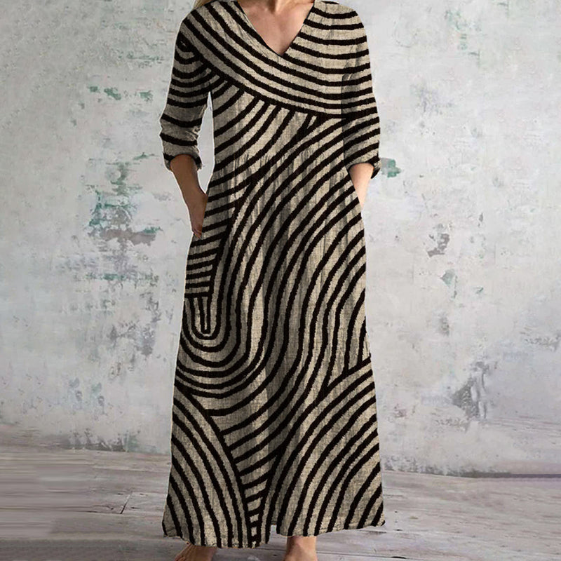 Lila | Vintage Striped Dress