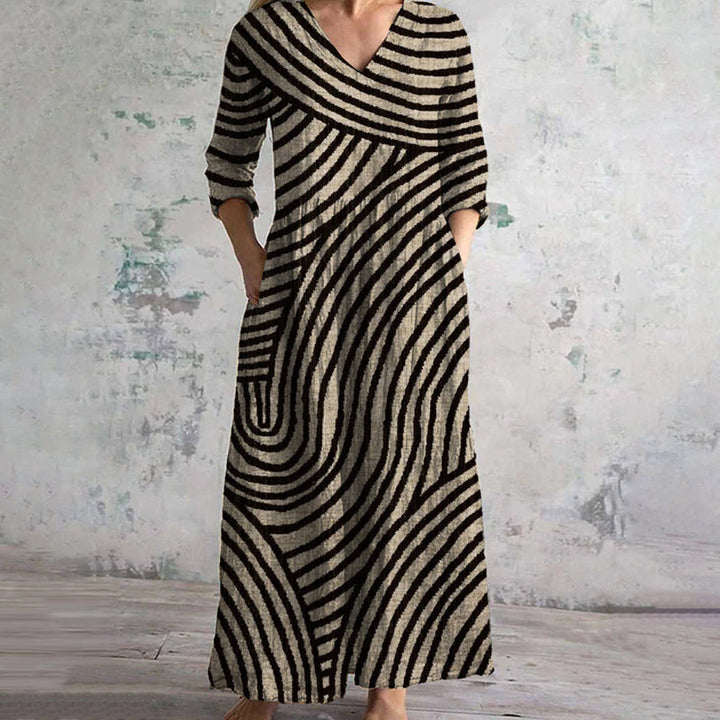 Lila | Vintage Striped Dress