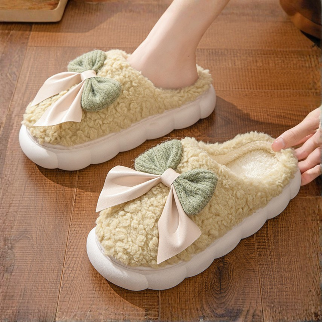Monica Secrets | Comfy Fluffy Indoor Plush Non-Slip Slippers