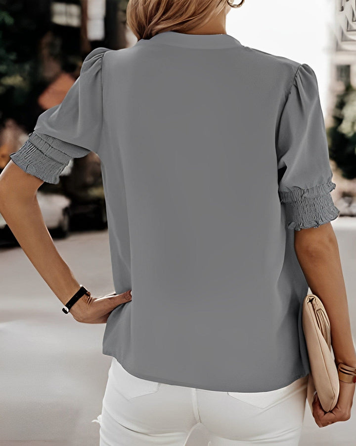 Elara | V-Neck Blouse
