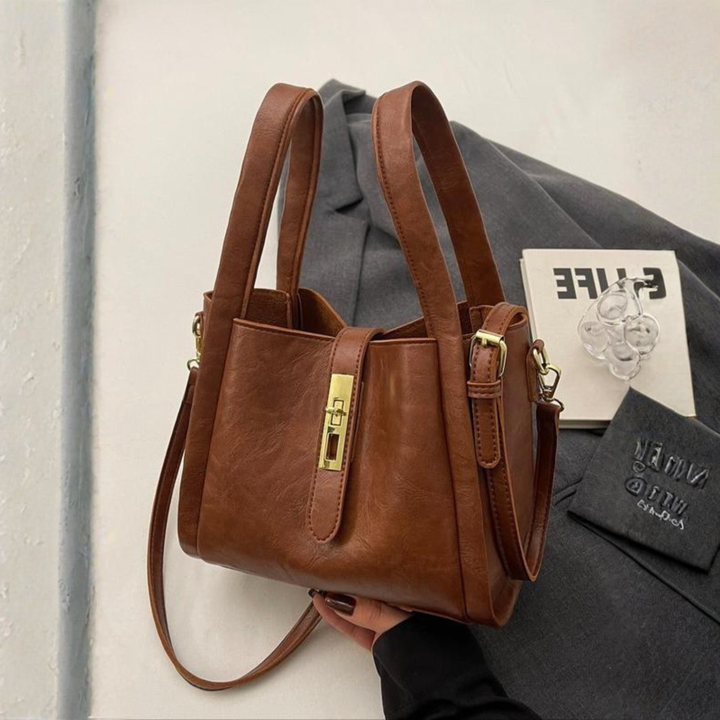 Monica Secrets | Elegant Simple Retro Handbag Crossbody Shoulder Bag