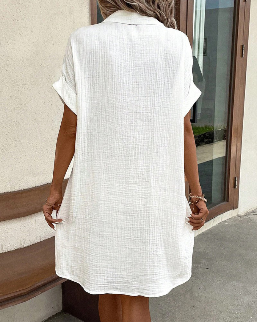 Fiona | Button Shirt Dress