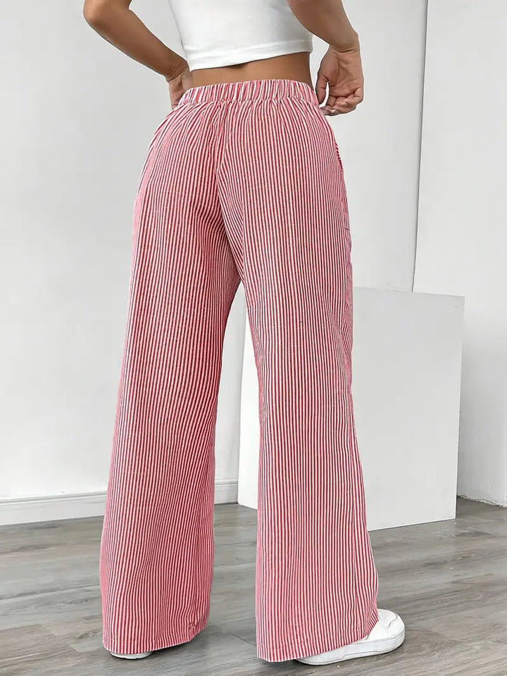 Clara | Relaxed Stripe Pants
