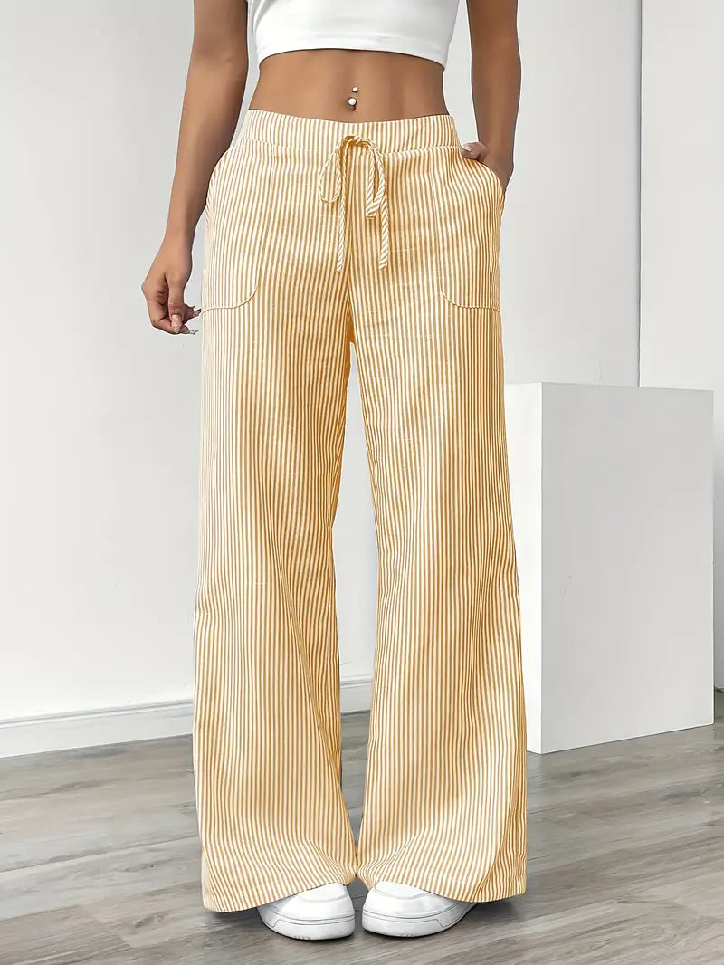 Clara | Relaxed Stripe Pants