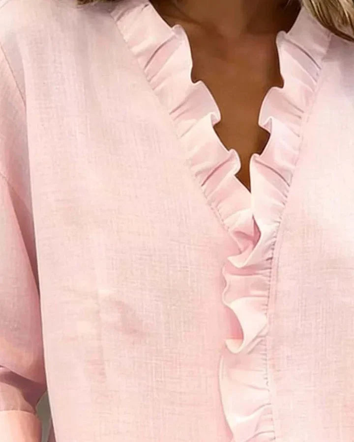 Elena | V-Neck Blouse