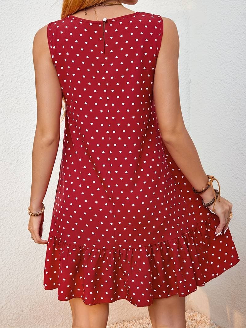 Elena | Sleeveless A-line Dress