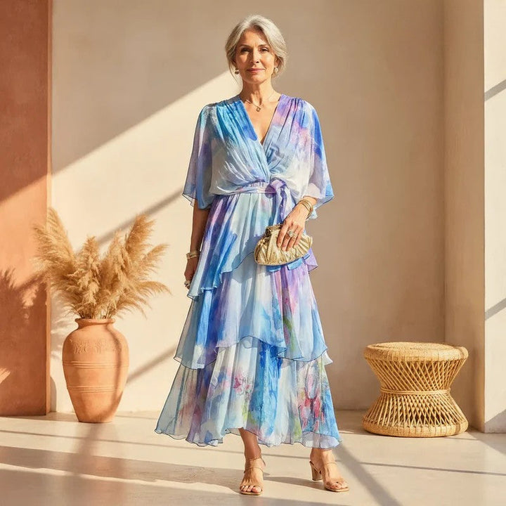 Monica Secrets | Elegant Flowy Dress