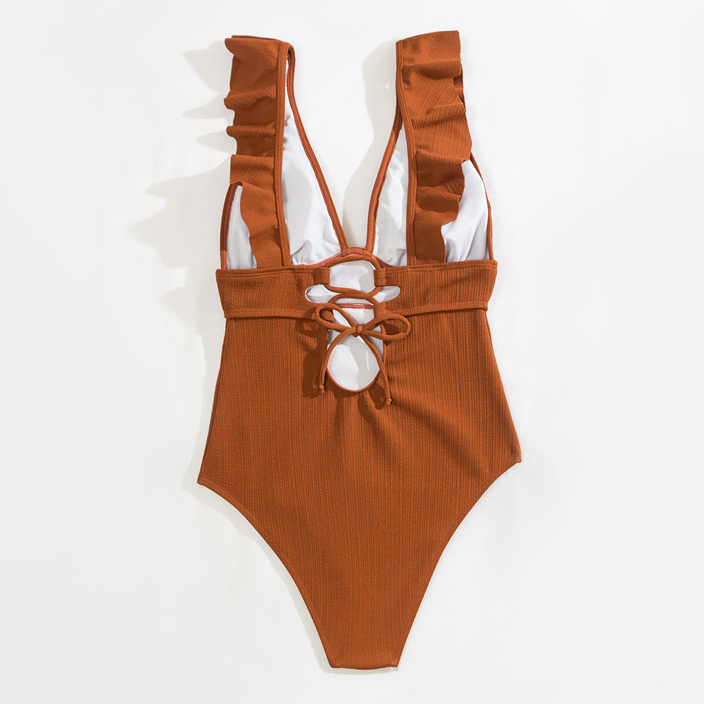 Selene | Ruffled Swimsuit
