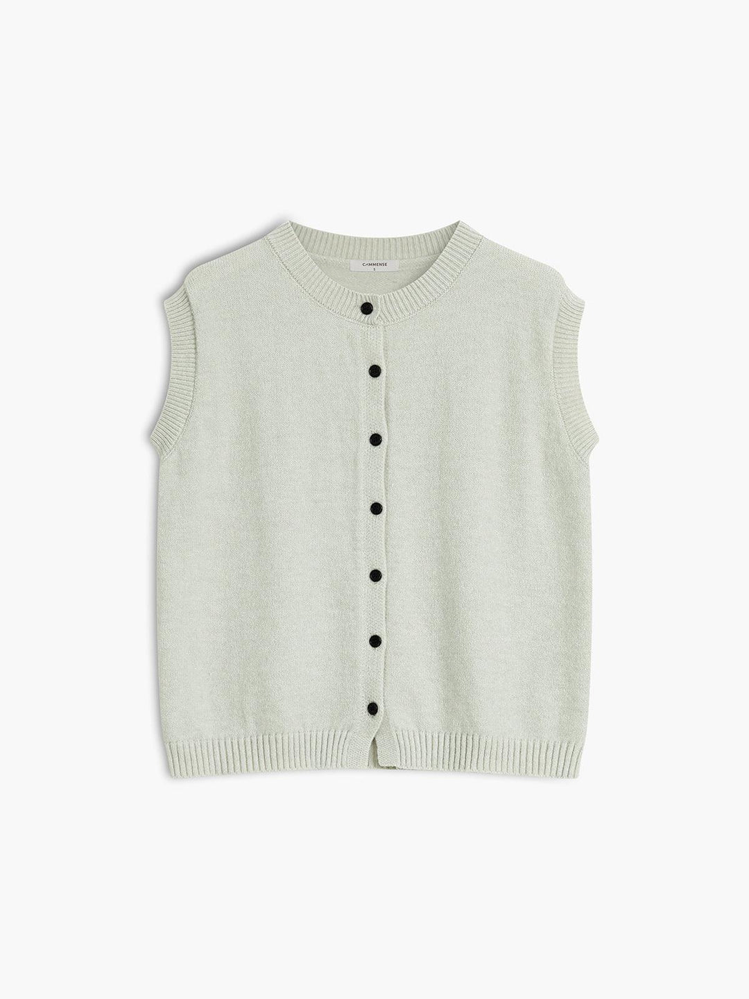 Monica Secrets | Casual Button Up Sweater Vest
