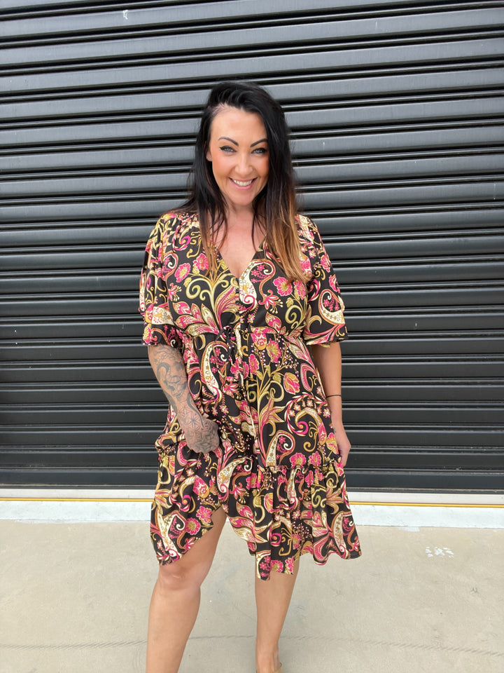 Lydia | V-Neck Mini Dress