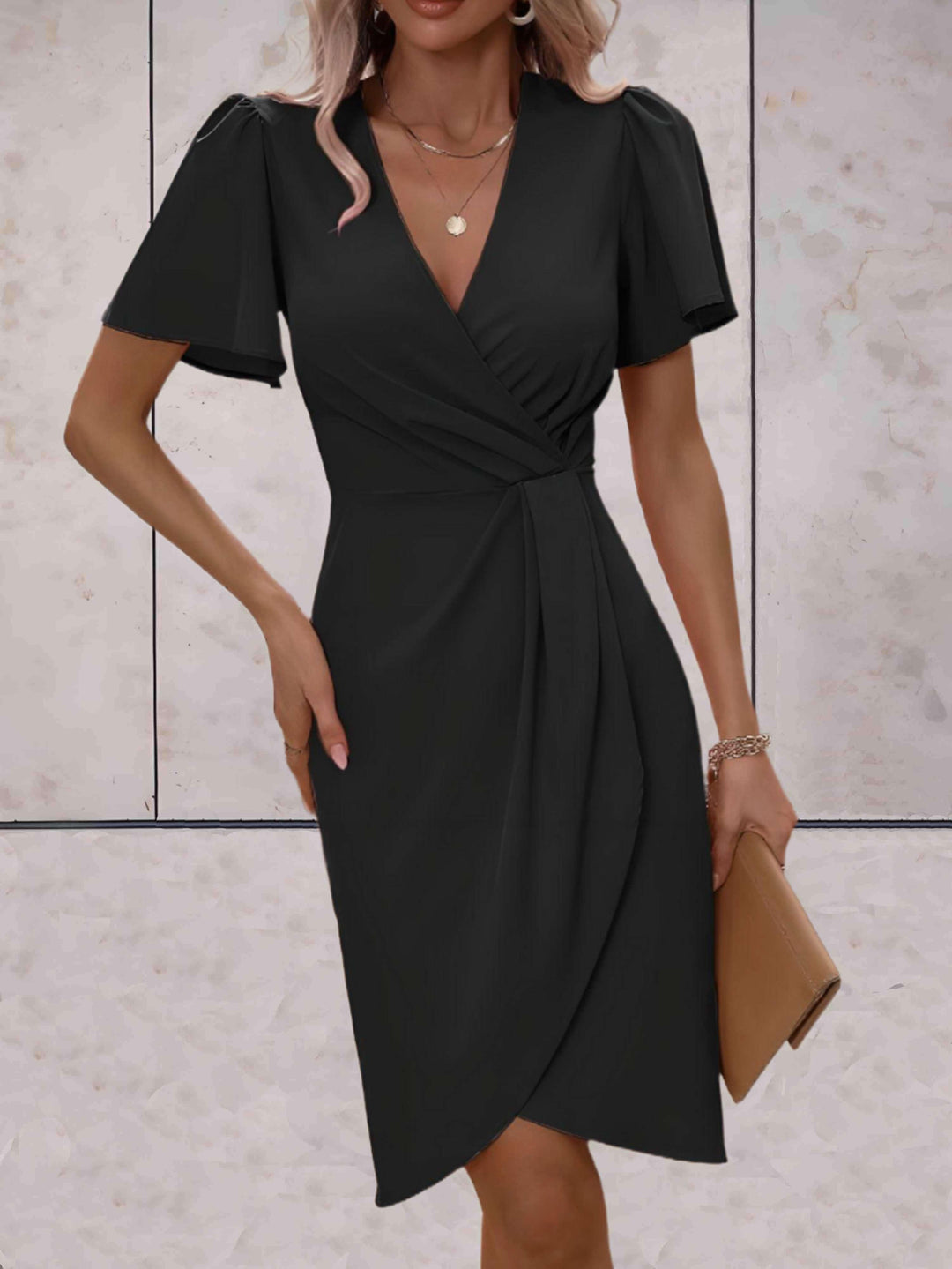 Cecilia | V-Neck Wrap Dress