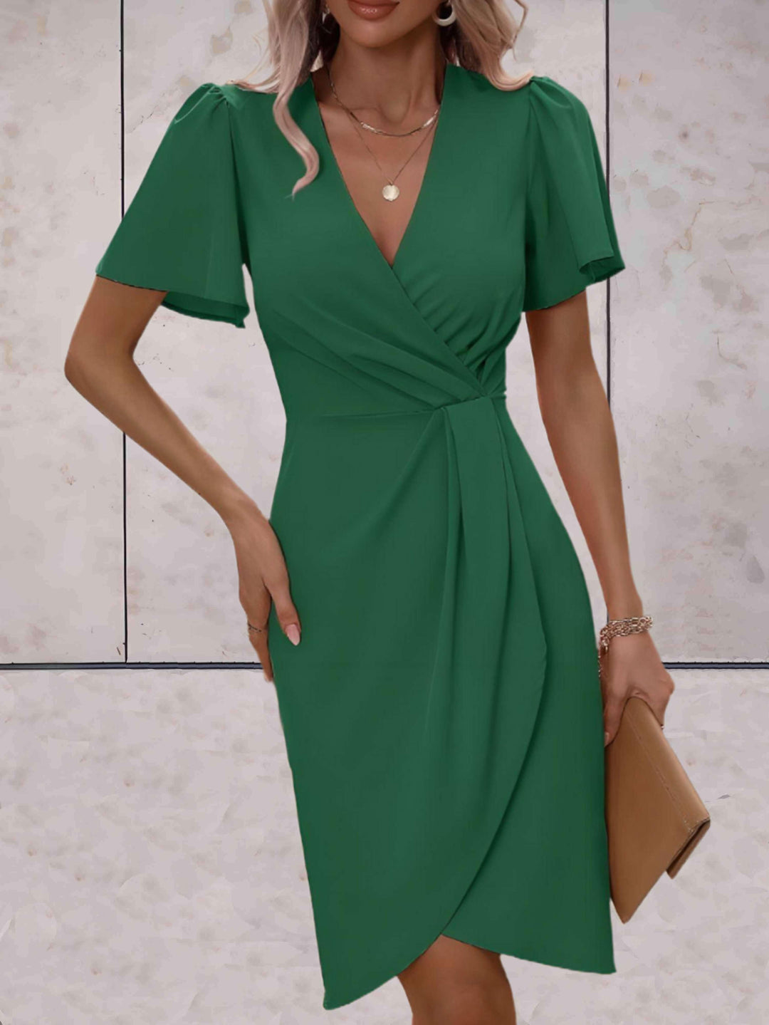 Cecilia | V-Neck Wrap Dress