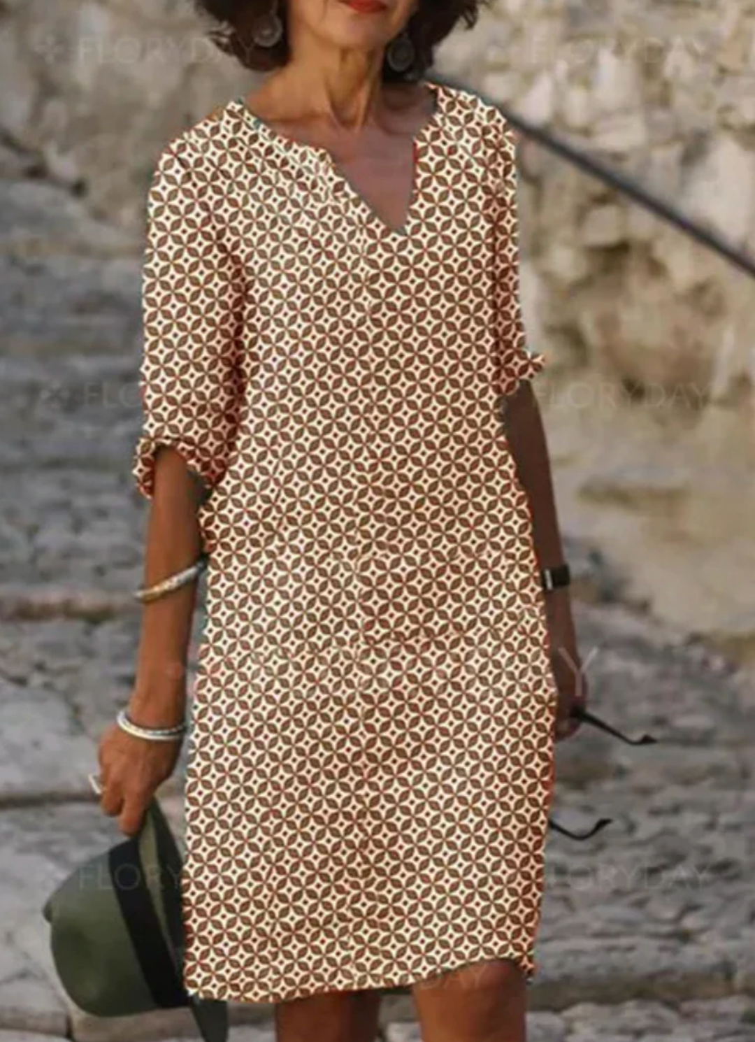 Iris | V-Neck Dress