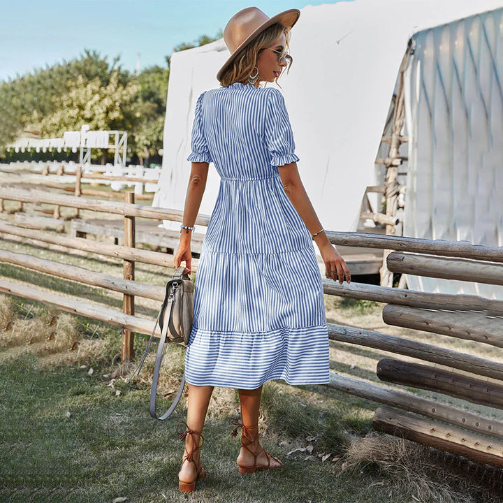 Clara | Bohemian V-neck Dress