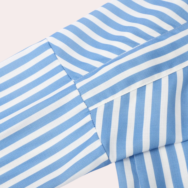 Leila | Striped Midi Dress