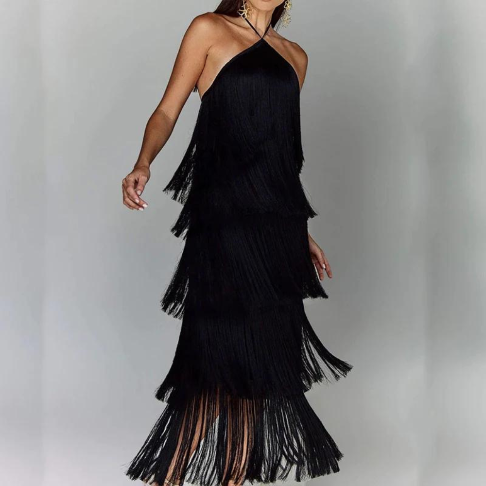 Lyra | Sleeveless Ruffle Dress