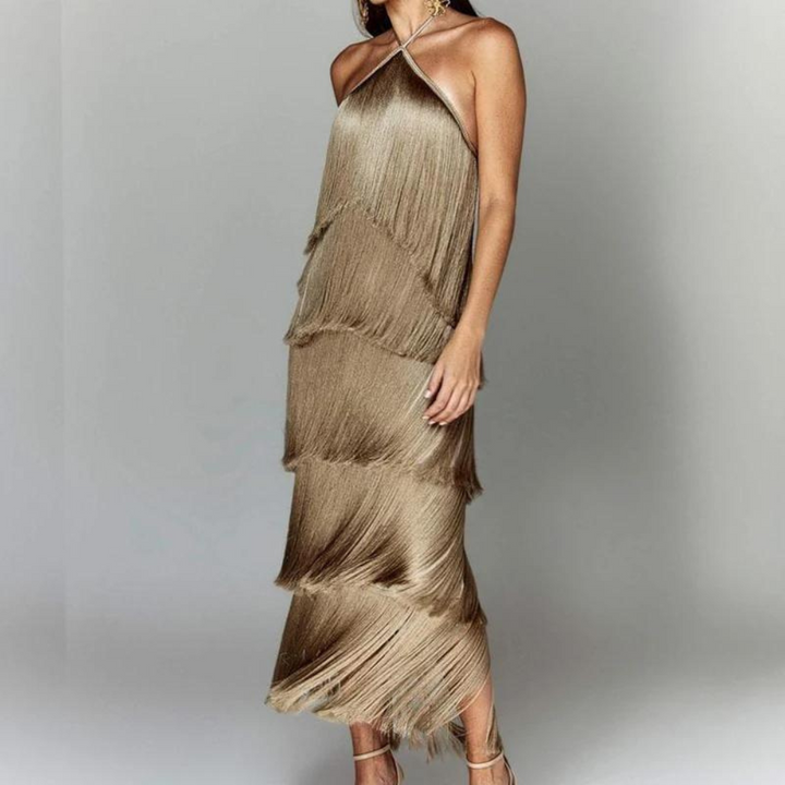 Lyra | Sleeveless Ruffle Dress