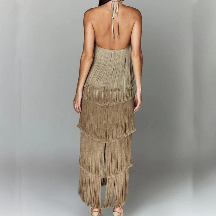 Lyra | Sleeveless Ruffle Dress