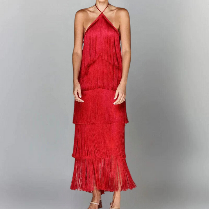 Lyra | Sleeveless Ruffle Dress