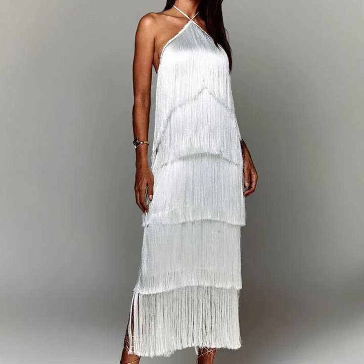 Lyra | Sleeveless Ruffle Dress