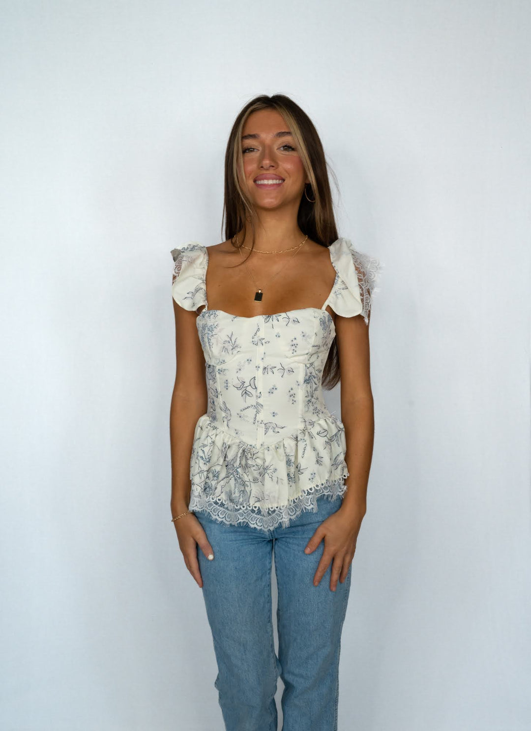 Isolde | Peplum Top