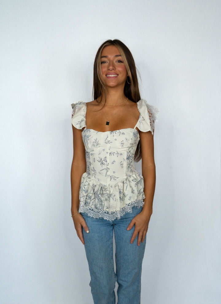Isolde | Peplum Top