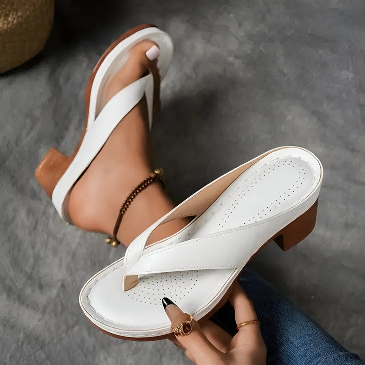 Elowen | Elegant Heeled Mule