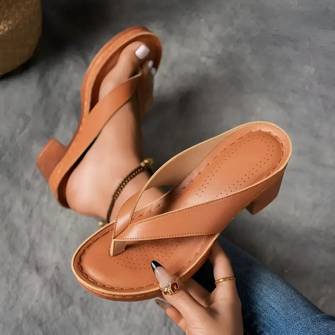 Elowen | Elegant Heeled Mule